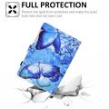 For Samsung Galaxy Tab A 8.0 T350 Sewing Pen Slot Leather Tablet Case. 