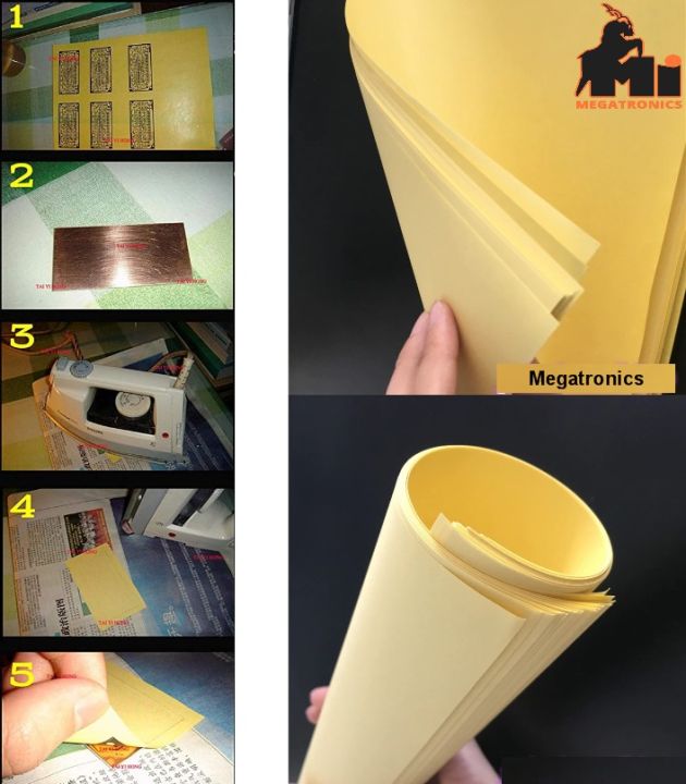 10pcs APCB A4 Thermal Transfer Paper Inkjet Transfer Paper Heat Paper Transfer Circuit Board