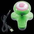 EMILY Electric Body Massager For Men, Women And Girls Portable Handled Triangle Vibrational Electric Massager Operated by USB Cable OR 3 AAA Batteries AC DC DUAL OPERATING SYSTEM, DC AND AC, NOT RECHARGEABLE, LIGHTLY PRESS FROM TOP IT WILL WORK. 
