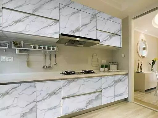 Marble sheet for Kitchen | Self-Adhesive Sheet For Wall-Cabinet-Furniture-Cupboard-Table Floor-Bedroom-Fridge | (60x200 cm) Waterproof Marble Sheet For Cabinet & Shelf |Anti Oil and Heat Resistant Wallpaper for Kitchen |Shop Now On Daraz !