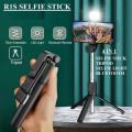 Original Wireless Selfie Stick Tripod R1S (70CM WITH LIGHT) R1 (70CM NO LIGHT) JC16H(110CM WITH LIGHT) JC16 (110CM NO LIGHT)Tripod Bluetooth Shutter foldable Selfie stick for all Phone Extendable Foldable With charging Cable Detachable Bluetooth Shutter. 