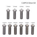 Volcano Brass/Stainless Steel/CHT Nozzle 0.4/0.6/0.8mm for Sidewinder X2 Genius Vyper 3D Printer Volcano Nozzle 1.75mm Filament. 