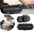 Wireless Hands-Free Car Kit Bluetooth Sun Visor, Portable Bluetooth Multipoint Speakerphone,Built-in Battery with Car Charger. 