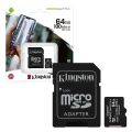 Kingston 64GB Original Canvas Select Plus Micro SD Memory Card with Adapter - 5 Year's Warranty. 