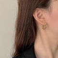 Party Earrings Good Workmanship Square Metal Ball Circle Ear Clips. 
