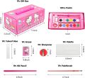 60pcs Princess Artists Drawing Sets Drawing Kits Supplies for Kids Girls, Drawing Painting Set Include Crayons, Coloured Pencils, Watercolour Paints, Coloured Markers, Palette, Paintbrush, HB Pencil, Eraser, Sharpener. 
