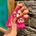 Creative cartoon crayon, small new doll, keychain, epoxy glue, car key bag, bag pendant, small gift crane machine. 