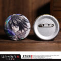 Star River Anime Black Small Notebook Die Death Pen Remember Chain Badge L Night Moon Double Flash. 