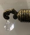 Curtain Holder Rod Ends Stopper Imported Crystal Home Decoration for 1 and 0.75 inch Pipe. 