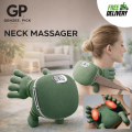 GenZee Pick Massager Machine Body Pain with Heat - Smart Kneading Trapezius Muscle Pain Relief Neck Massager - Portable Deep Tissue Shoulder And Neck Massager Device for Relaxation, Stress Relief & Muscle Recovery Use. 