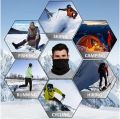 Neck Warmer - Cold Weather Face Cover & Mask Dual-Layered Fleece Neck Gaiter & Ski Tube Scarf for Men & Women (Black) - Winter Fleece Neck Warmer Tube Scarf Outdoor Double Layer Thermal Neck Gaiter. 