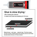 15ML 25ML 50ML 110ML B7000 Glue Clear Contact Phone Repair Adhesive Universal Glass Plastic DIY B-7000 With Precision Applicator. 