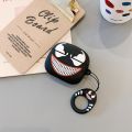 Venom Air pods_PRO Case/Cover with ring / Silicone Case for Airpods_Pro / Clear, Soft & Flexible / Protective Case Cover with Keychain Shock / TPU Reinforced Corners / Superior shock absorbing design. 