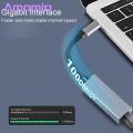 Amamia USB Internet Adapter Multifunctional Type-C to RJ45 100M Lan Converter. 