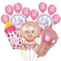 Baby Boy/Girl Decoration Set for Baby Girl or Baby Boy It’s a Boy / It’s a Girl balloons, Foot, Feeder, Baby Shaped and Round Shaped Foil Balloons Best Balloons for Baby Shower, Welcome Baby, and other baby celebrations foil Blloons. 
