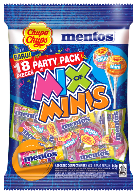 chupashups& mentos  partypack 18minis /imported/original