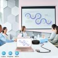 Sounce 3 In 1 Type C USB 3.1 To USB-C 4K HDMI USB 3.0 Adapter Hub Type-C Multiport AV Converter  Any HDMI Monitor Like TV, Projector 4K HDMI Output USB 3.0 & USB C 100W Fasting Charging for MacBook/Mac Pro Air iPad Pro & More USB-C Port Device - Rose Gold. 