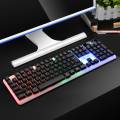 Lemeide TX35 Keyboard Lightweight Design Luminous Wired RGB. 