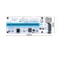 008S PCIe Risers for Graphic Cards Games 1x To 16x Extender Riser Card Adapter USB 3.0 with 60CM USB cable. 