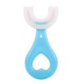 Silicone 360 Degree U Shaped Toothbrush-tooth brush for kids- Baby Children Manual Teeth Whitening-Toothbrush Children's Teeth Cleaning Brush-children u shaped toothbrush-U Shape Tooth Brush. 