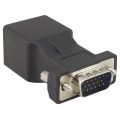 VGA Extender Male To LAN CAT5 CAT6 RJ45 Network Cable Adapter. 