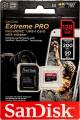 SanDisk Extreme PRO 128GB speeds up to 200mb/s read microSDXC UHS-I CARD with Adapter. 