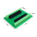 4Pcs ESP32 Breakout Board GPIO 1 Into 2 for 38PIN Narrow Version ESP32 ESP-WROOM-32 Microcontroller Development Board. 