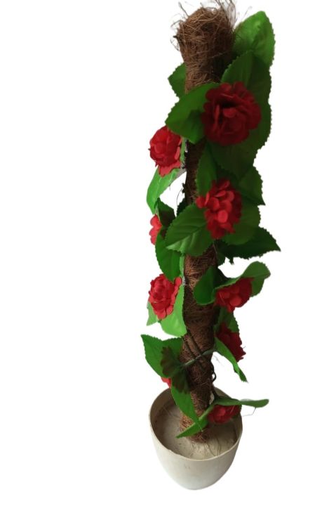 Artificial Flower Pot Home Decor Drawing Room Stairs Garage Decoration Piece