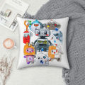 Rocky Lankybox Lanky Box Square Pillowcase Polyester Pillow Cover Velvet Cushion Decor Comfort Throw Pillow For Home Bedroom. 