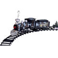 Military Electric Train Track Set With Train Sound and Lights and Real Smoke Effect - Circle Track Set - Operated Battery. 