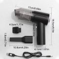 Miss Beauty 3 in 1 Mini Car Vacuum Cleaner & Air Blower Cordless Handheld Auto Vacuum Cleaner for Car Home Multi Purpose. 