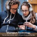 OneOdio A71 Wired Over Ear Headphones, Studio Headphones with SharePort, Professional Adapter-Free Monitor Recording & Mixing Headphones with Stereo Sound for Electric Drum Piano Guitar Amp (Silver). 