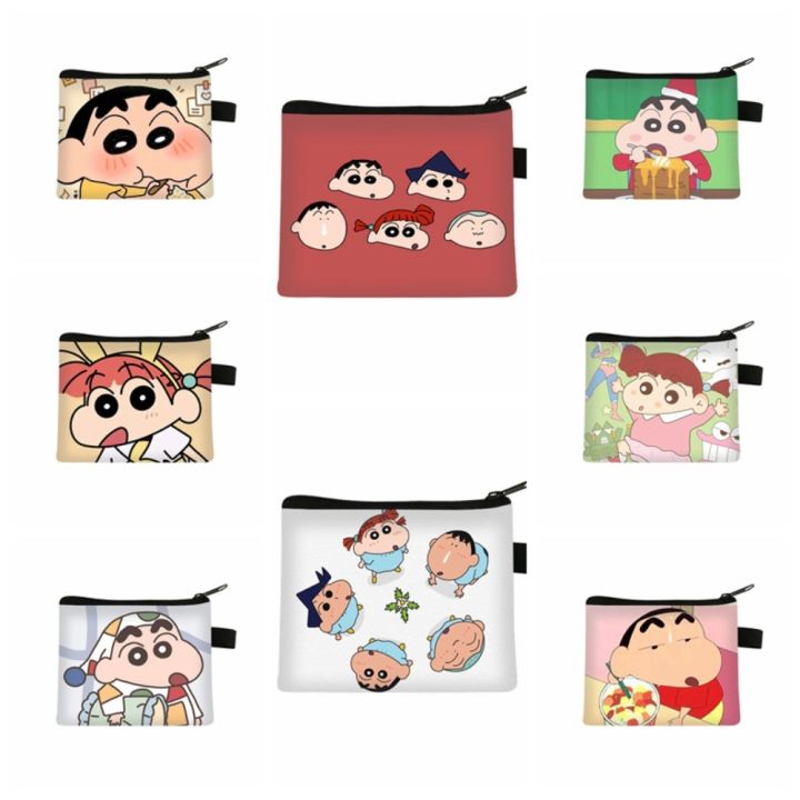 Fashion Single Layer Crayon Shin Chan Coin Purse Portable Cartoon ...