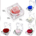 Pack of 6 Crystal Gift Box for Rings Gift for party, anniversary. 