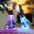 LED Bulb Air Humidifier Ultrasonic LED Lamp Bulb Air Humidifier Essential Oil Diffuser Atomizer Air Freshener Mist Maker with Led Night Light. 