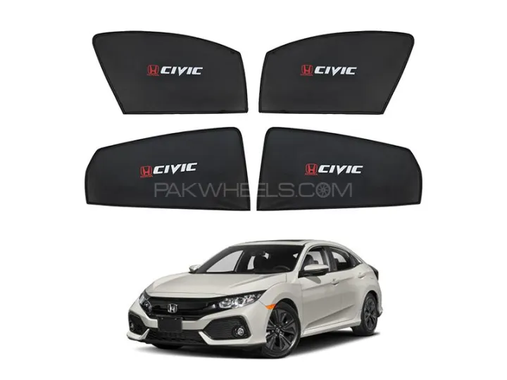 HONDA%20CIVIC%202018-21%20SUN%20SHADES%20LOGO%20/%20WINDOW%20CURTAINS%20/%20BLINDS%20(DARK)%20BLACK%204PCS%20-%20Image%202