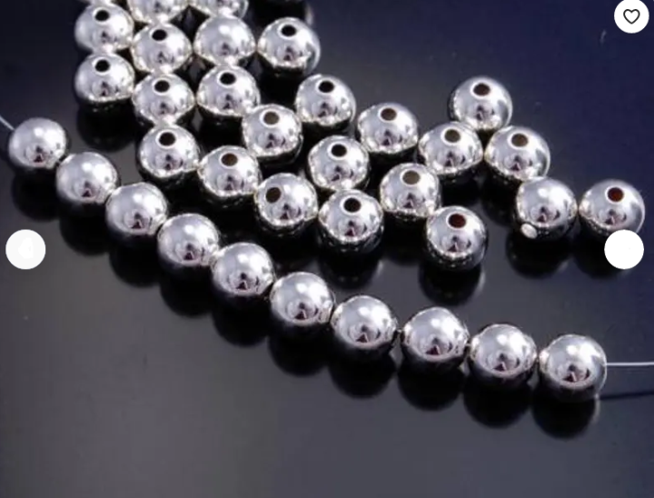 Silver%20Plated%2010mm%20Round%20Loose%20Beads%20for%20Jewelry%20Craft%20Making,%20vase%20filling,%20home%20decoration.%20-%20Image%203