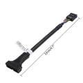19 Pin USB3.0 Male to 9 Pin USB2.0 Female Motherboard Cable Adapter Converter. 