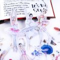 19pcs/14pcs Ballet girl stickers/Scrapbooking Stickers /Decorative Sticker /DIY Craft Photo Albums. 