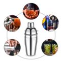 750ml Stainless Steel Cocktail Shaker Mixer – Professional Bartender Tool for Wine, Cocktails & Mixed Drinks – Durable Bar Set Kit for Home or Commercial Use. 