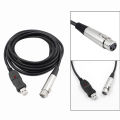3M USB Male to XLR Female Microphone USB MIC Link Cable. 