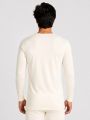 Hinz Men’s Plain Thermal Top – Poly Woolen Full Sleeve Warmer Shirt for Winter. 