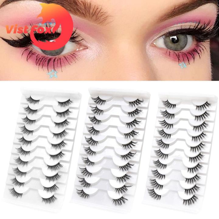 Vist Fox False Eyelashes Effect Cat Eye Lash Half Eyelashes