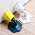 1pc Silicone Door Suction Door Wall Buffer Practical Protection Bracket Punch-free Inhalation Crash Pad Silent Door Stop. 