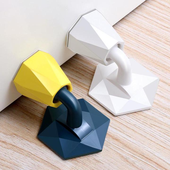 1pc Silicone Door Suction Door Wall Buffer Practical Protection Bracket Punch-free Inhalation Crash Pad Silent Door Stop