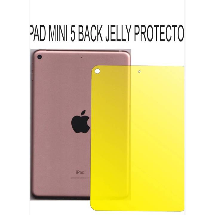 iPad mini 5 back clear jelly protection