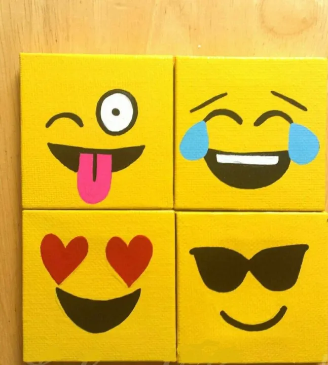 fuuny%20emoji%20Canvas%20Painting%20for%20kids%20room%20living%20room%20study%20room%20stairs%20side%20-%20Image%202