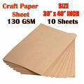 Thick Craft Paper Sheet - (40 x 30 INCH) - 130 GSM. 