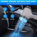 DAN TECHNOLOGY HL-107 Portable Mini Car Vacuum Cleaner – 15000Pa Wireless, Rechargeable, Wet & Dry Cleaning | Multi-Nozzles for Car, Home, Pet Hair | Powerful & Handheld. 