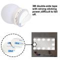 Hollywood Led Lights - Be a Movie Star at Home - Hollywood Style LED Vanity Mirror Lights Kit with 10 Dimmable Bulbs For Makeup Dressing Fixture Strip For Makeup Mirror Vanity Table Set. 